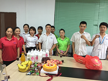 Employees' birthday party from May to June
