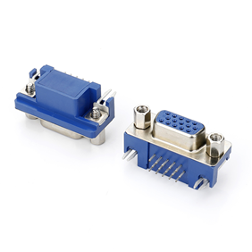 HDR 15F 5.08 riveting blue glue PBT environmentally friendly fireproof semi gold fog tin 1U "terminal pin length 2.40mm