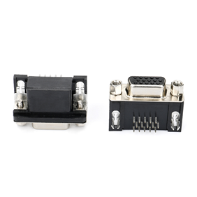 Hdr8.89 15 female black glue riveting lock full fog tin non environmental protection 4.8 pin length 3.18